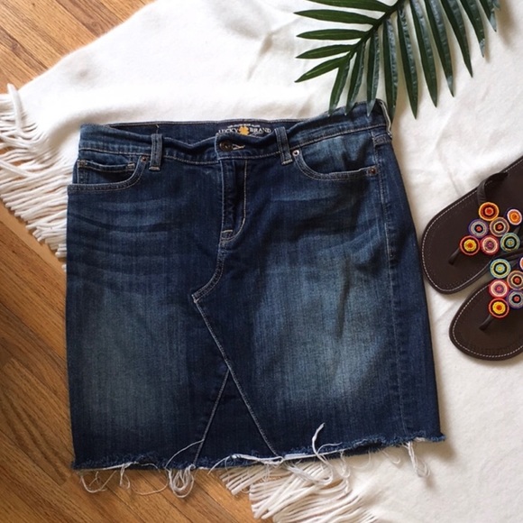 Lucky Brand Dresses & Skirts - Lucky Brand Denim Mini Skirt